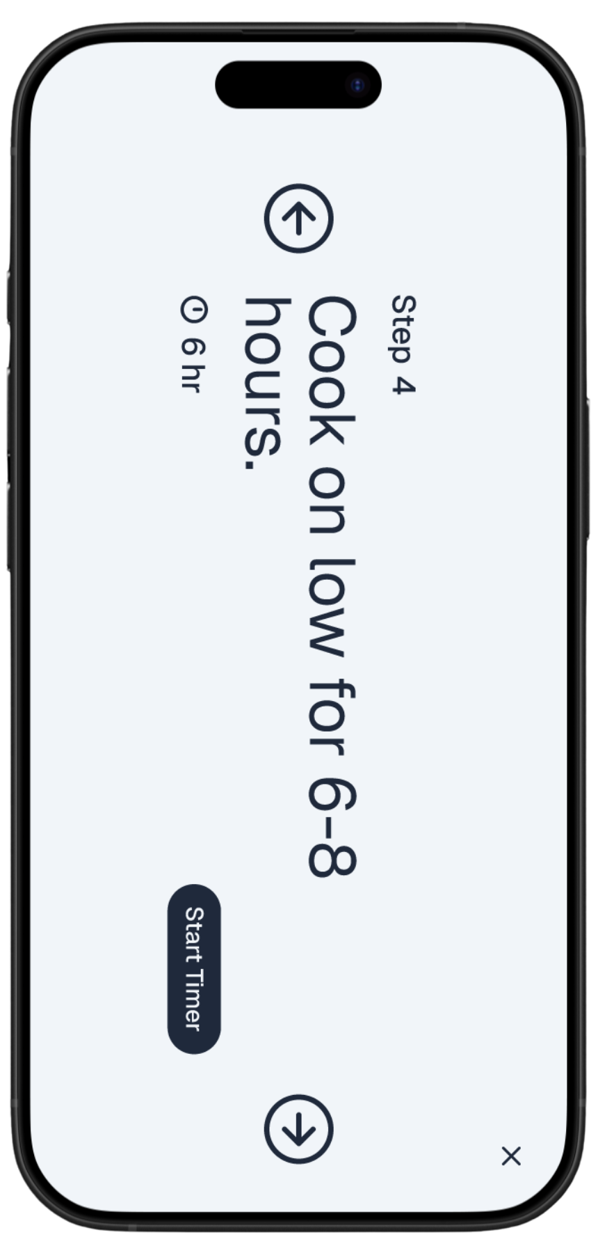GroceryAisle cooking mode screen